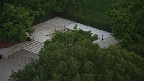 4 8K Stock Footage Aerial Video Of President John F Kennedy Gravesite