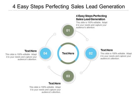 4 Easy Steps Perfecting Sales Lead Generation Ppt Powerpoint