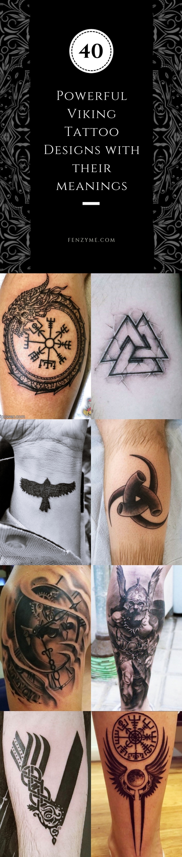 40 Powerful Viking Tattoo Designs With Their Meanings Fashion Enzyme