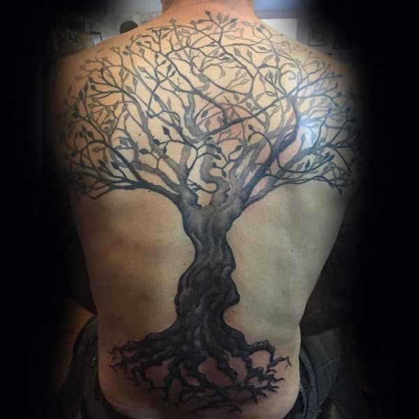 40 Tree Back Tattoo Designs For Men 2023 Inspiration Guide