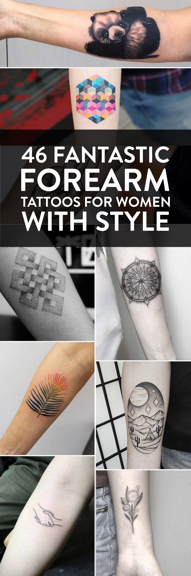 41 Fantastic Forearm Tattoos For Women In 2024