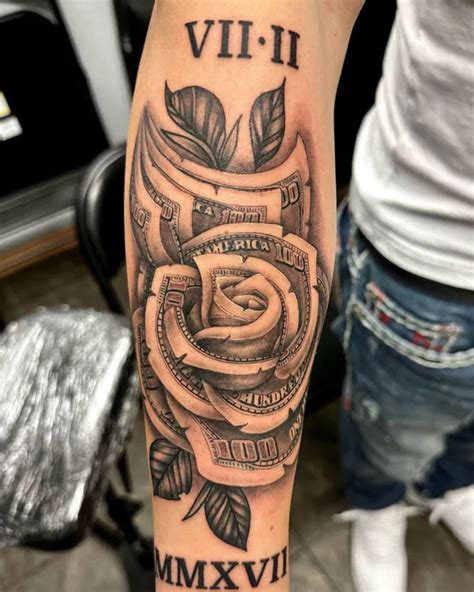 43 Money Rose Tattoo Ideas To Flaunt In 2023