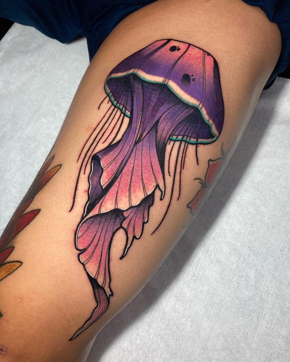 45 Designing A Unique And Symbolism Behind Jellyfish Tattoos