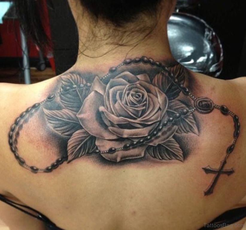 46 Beauteous Rosary Tattoos On Back Tattoo Designs Tattoosbag Com