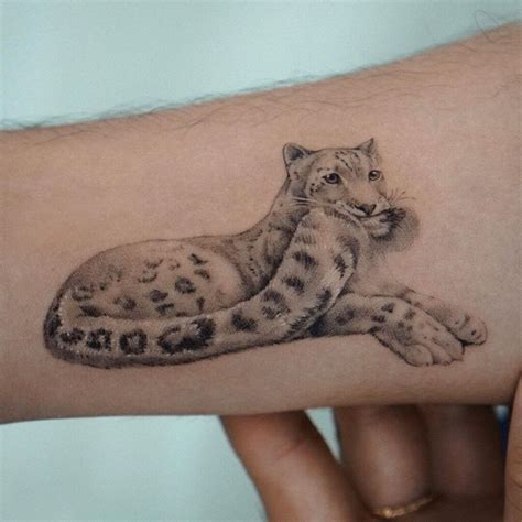 47 Best Snow Leopard Tattoo Meaning Image Hd