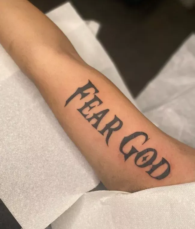 47 Unique Fear God Tattoo Ideas That Are Spiritual In 2022 Artofit