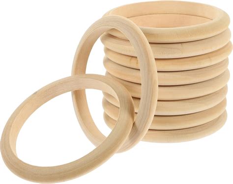 4Pcs Blank Unfinished Wood Bracelet 3 25 82 5Mm Diameter Natural