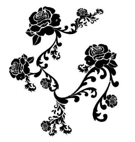 5 Best Images Of Rose Vine Stencils Free Printable Free Design