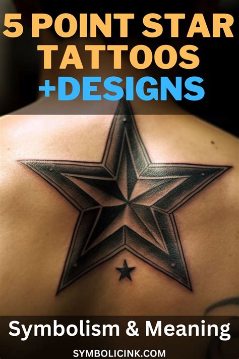 5 Pointed Star Tattoo Meaning History Symbolism