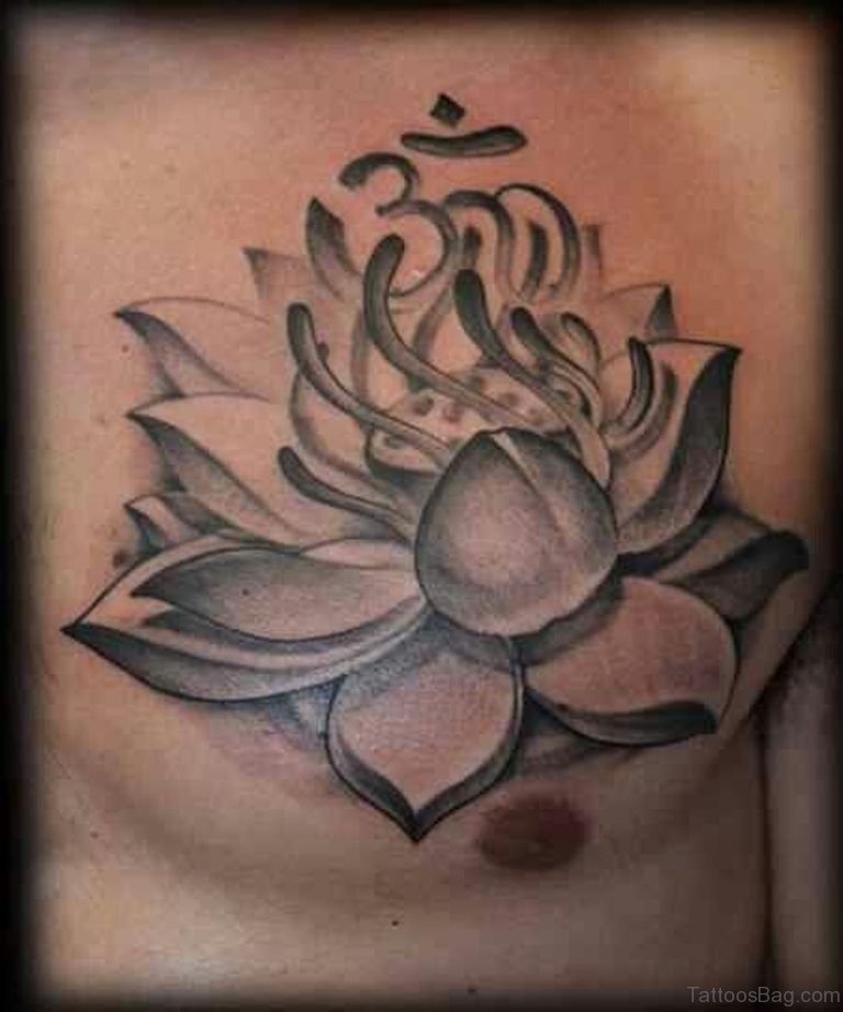 50 Beautiful Lotus Tattoos On Chest Tattoo Designs Tattoosbag Com