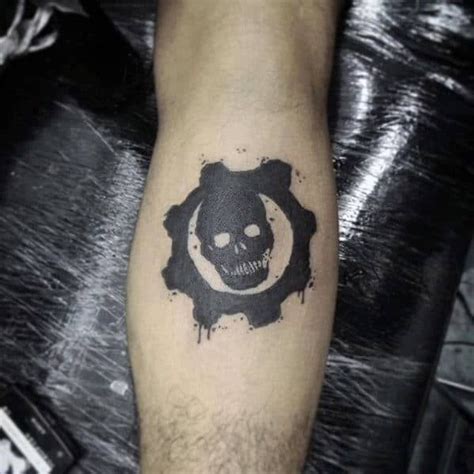 50 Gears Of War Tattoo Designs For Men Video Game Ink Ideas In 2022