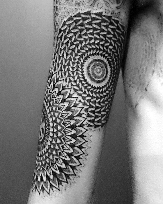 50 Geometric Forearm Tattoo Designs For Men Manly Ideas