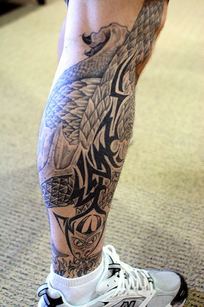 50 Nice Looking Dragon Tattoos For Leg Tattoo Designs Tattoosbag Com