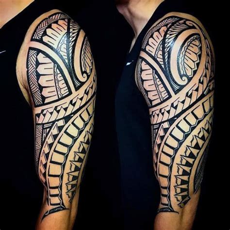 50 Polynesian Arm Tattoo Designs For Men