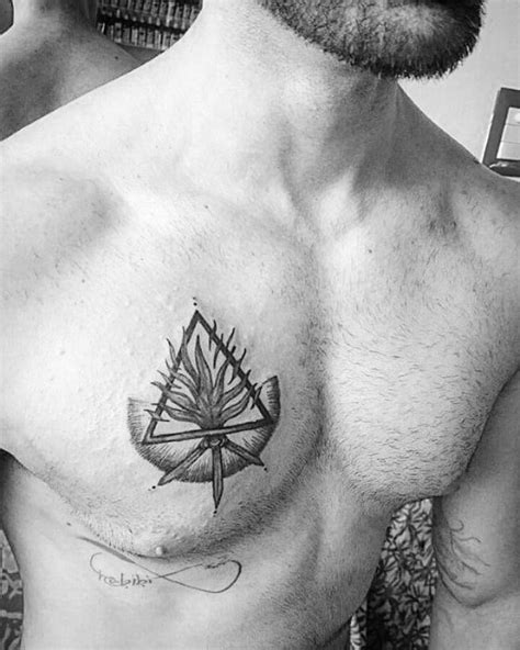 50 Small Chest Tattoos For Guys Masculine Ink Design Ideas