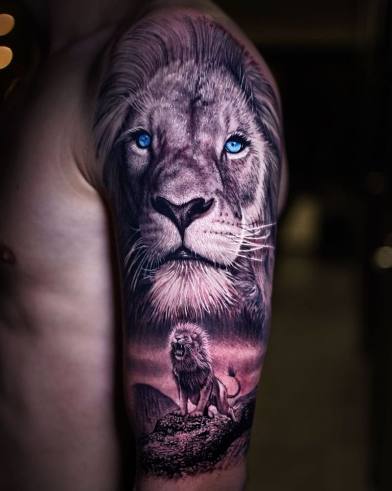 50 Striking Lion Tattoos That Will Inspire You To Get Inked Amazing Xanh