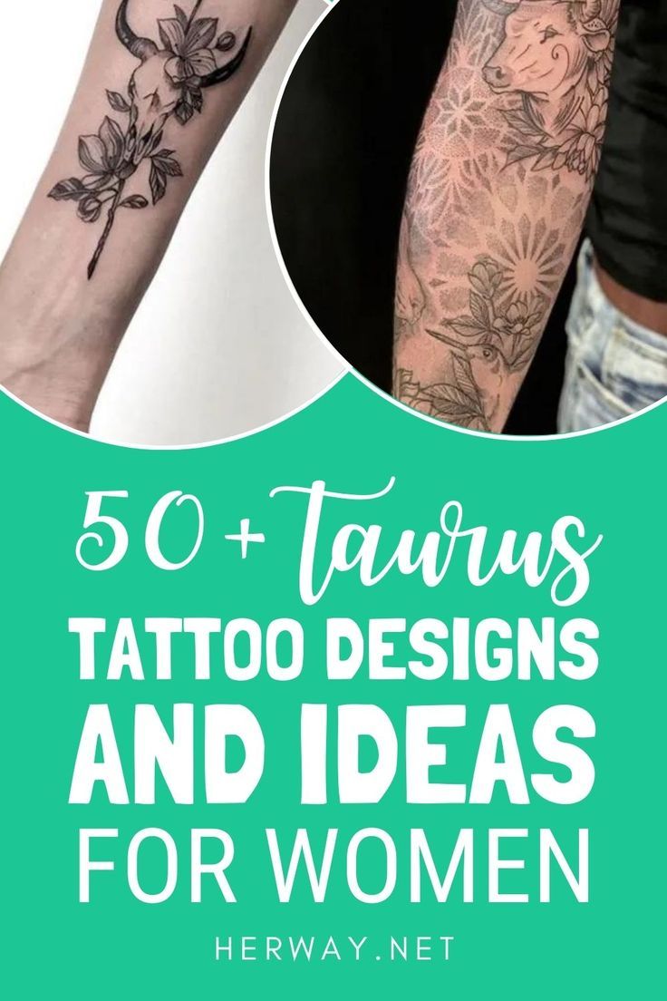 50 Taurus Tattoo Designs And Ideas For Women With Meanings Taurus