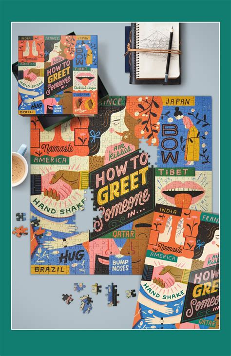 500 Piece Puzzle With Art By Mary Kate Mcdevitt Hand Lettering And