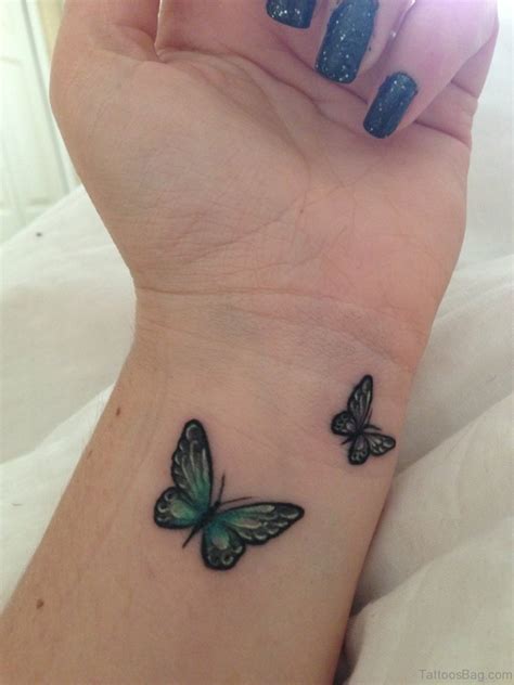 54 Divine Butterfly Wrist Tattoos Design