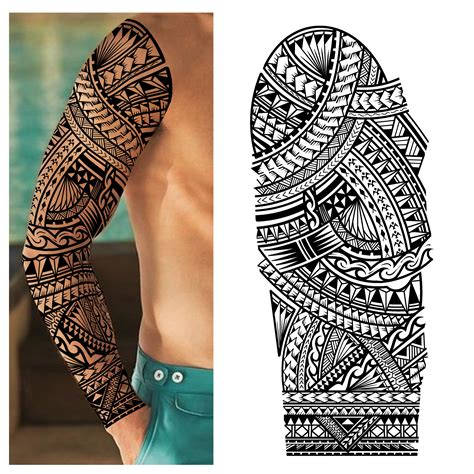 55 Polynesian Tattoo Full Sleeve Small Tattoo