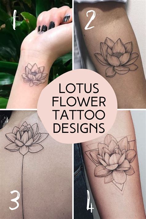 60 Beautiful Lotus Flower Tattoos Tattoo Designs Tattoosbag Com