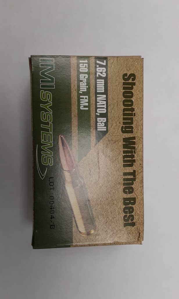 7 62X51 Nato 308 Winchester 150 Gr Fmj Bt 250 Rounds Imi M80