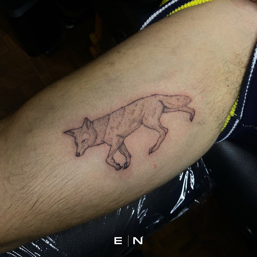 7 Coyote Tattoos Ideas Coyote Tattoo Tattoos Coyote