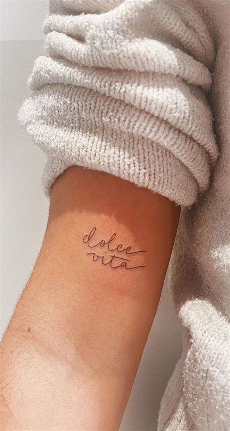 70 Beautiful Tattoo Designs For Women Dolce Vita Tattoo On Arm I