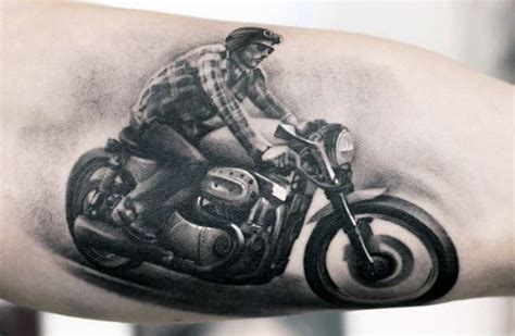 70 Biker Tattoos For Men Manly Motorcycle Ink Design Ideas