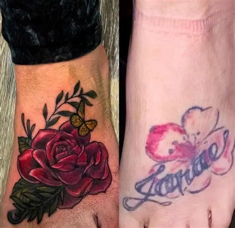 70 Cover Up Tattoo Ideas For Names