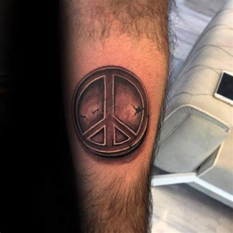 70 Peace Sign Tattoos For Men Symbolic Ink Design Ideas