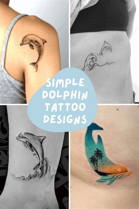 73 Simple Dolphin Tattoo Designs For Females Tattooglee Dolphins Tattoo Tattoos Dolphins