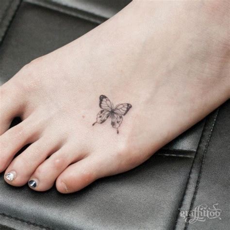 74 Delightful Butterfly Tattoos On Foot