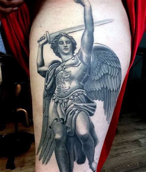 75 St Michael Tattoo Designs For Men Archangel And Prince