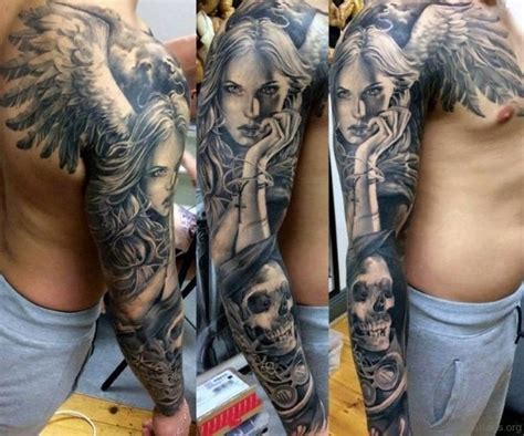 77 Perfect Guardian Angel Tattoos On Arm Arm Tattoo Pictures