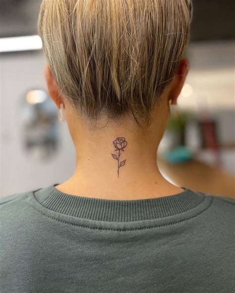 8 Back Of Neck Tattoos For The Minimalist Ink Lover Self Tattoo