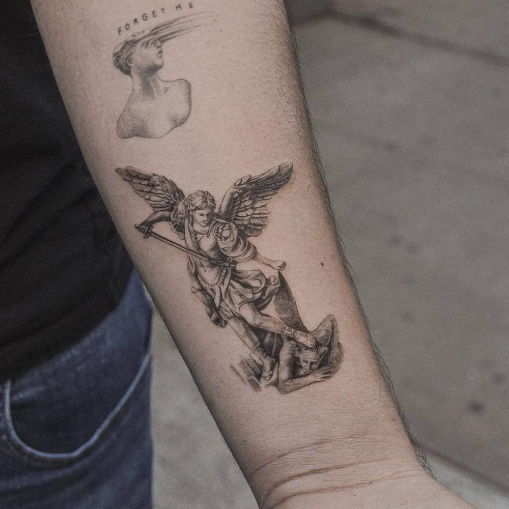 8 Saint Michael Tattoo Designs With Meanings