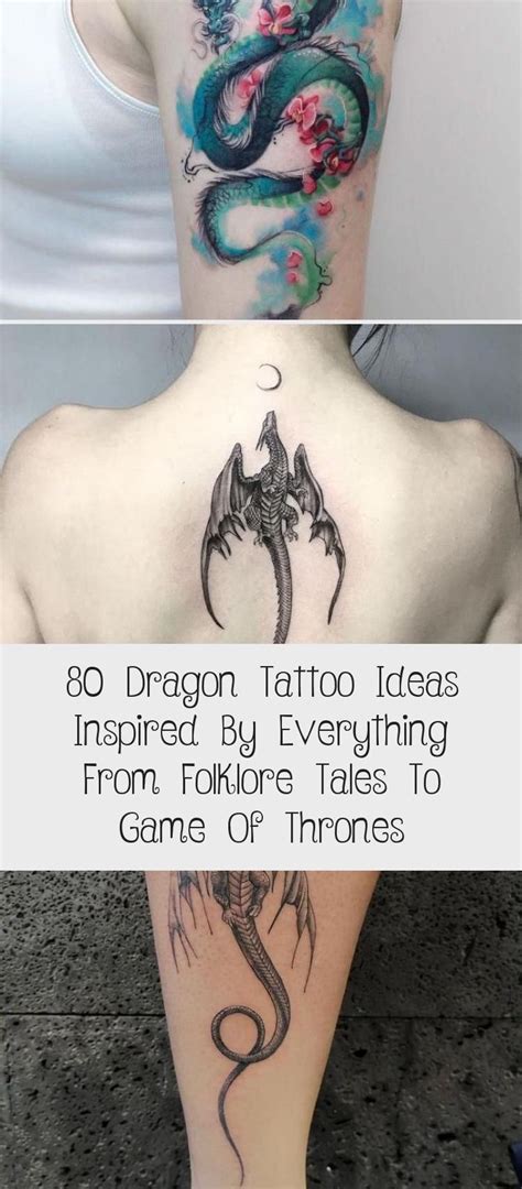 80 Dragon Tattoo Ideas Inspired By Everything From Folklore Tales To