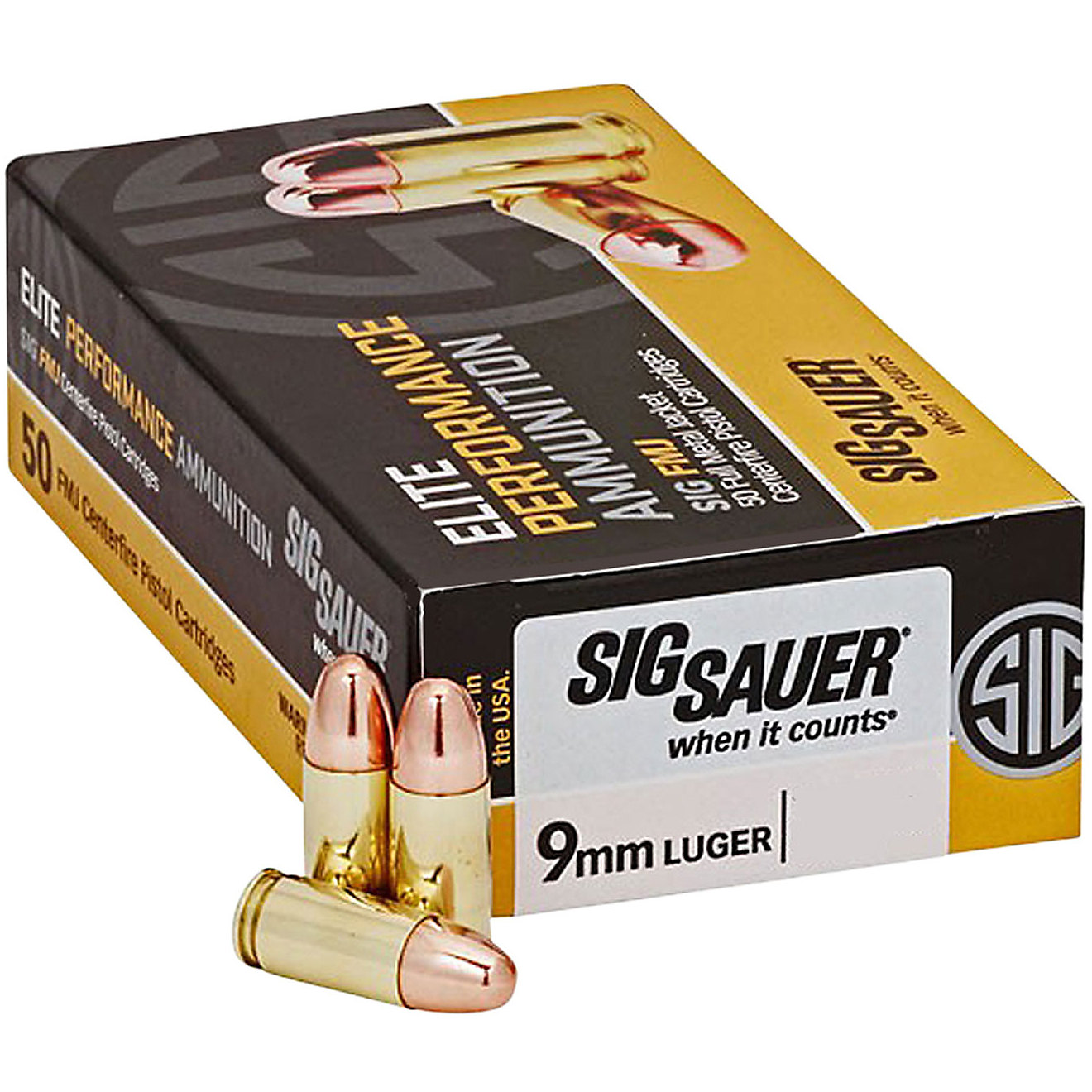 80X 9Mm Luger Home Defense Ammunition Sig Wilson Fed G2 105 124