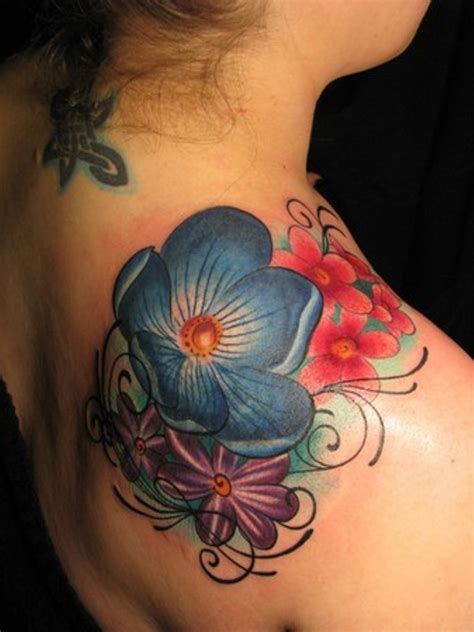 81 Amazing Flowers Shoulder Tattoos