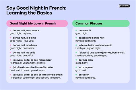 9 Easy Ways To Wish Good Night In French With Examples