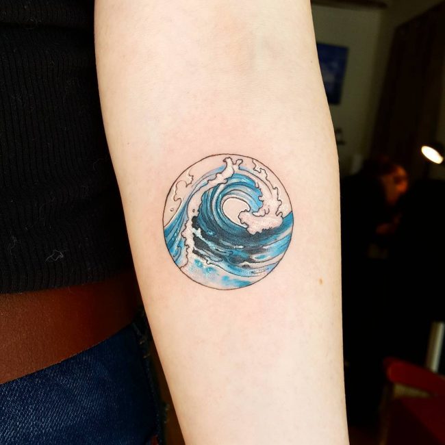 90 Remarkable Wave Tattoo Designs The Best Depiction Of The Ocean