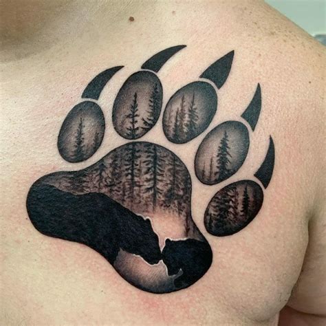 96 Top Bear Paw Tattoos For Men And Women Tattoos Design Idea