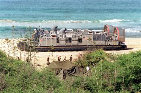 A Starboard Side Medium Shot As Seen From Atop A Hill Of The Us Navy