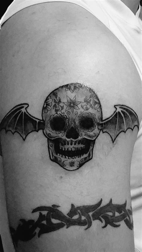 A7x Death Bat Tattoo By Malitia Tattoo89 On Deviantart