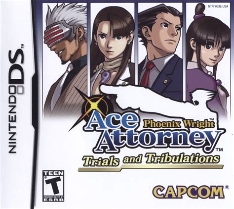 Ace Attorney Trials And Tribulations Phoenix Wright Ace Trials And Tribulations