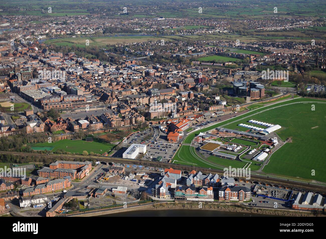 Aerial Photography Of Chester Aerial Photograph Of Grosvenor Court The