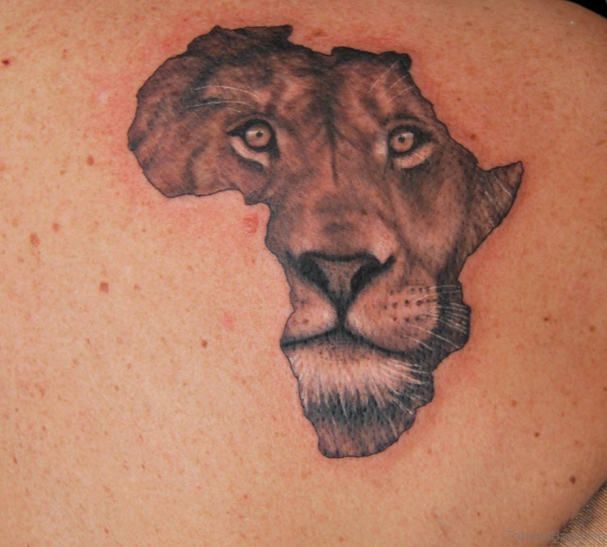 Africa Africa Tattoos African Tattoo Map Tattoos