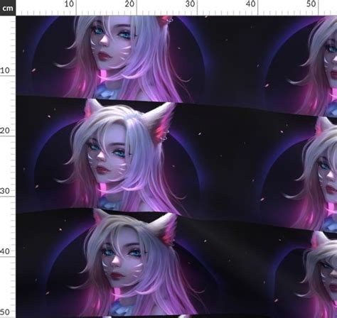 Ahri Kda Face Spoonflower