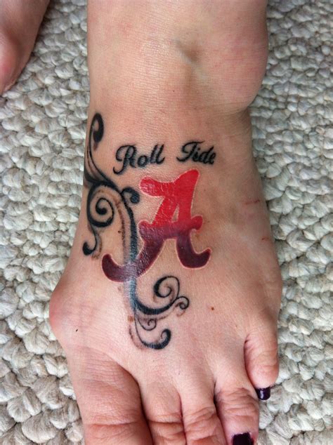 Alabama Tattoo Roll Tide Tattoos Alabama Tattoos Tatting